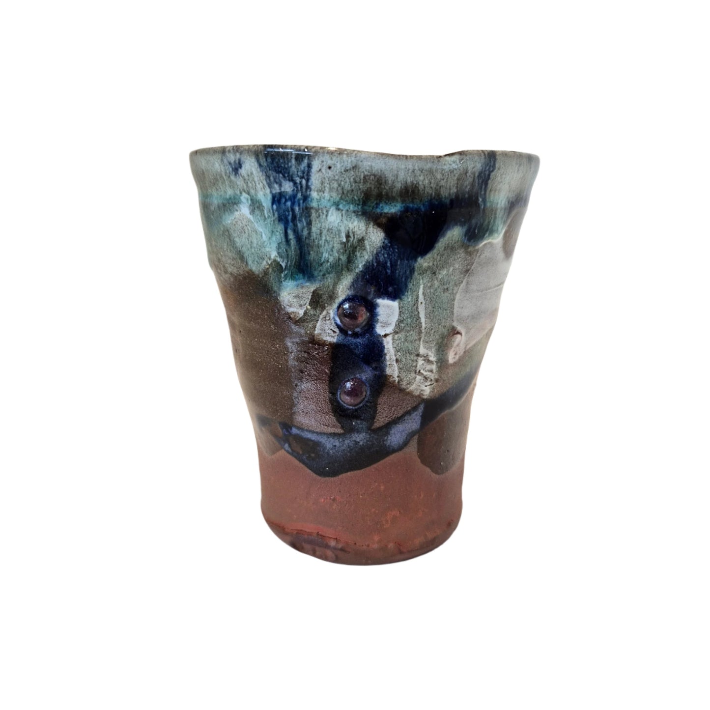 Blue Splash Glaze Beaker
