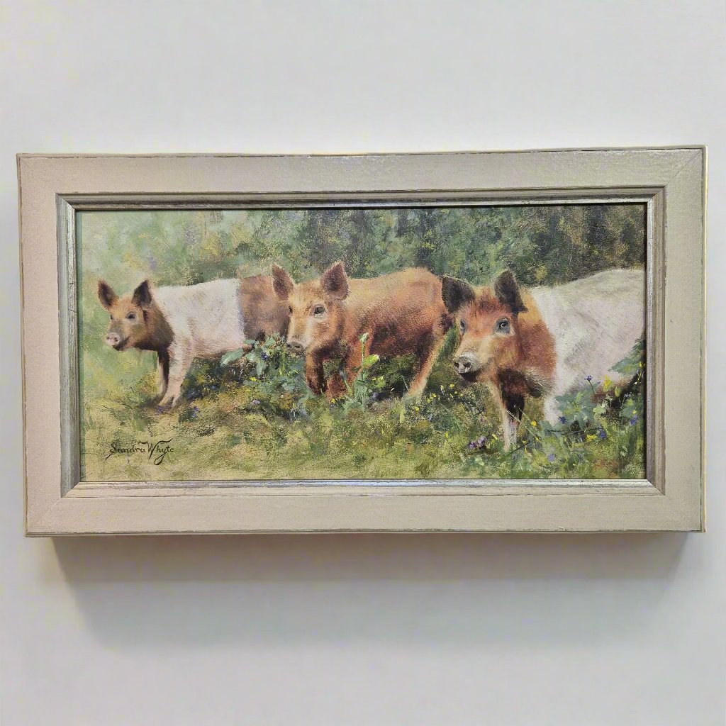 Bridge to Nowhere Pigs - Framed