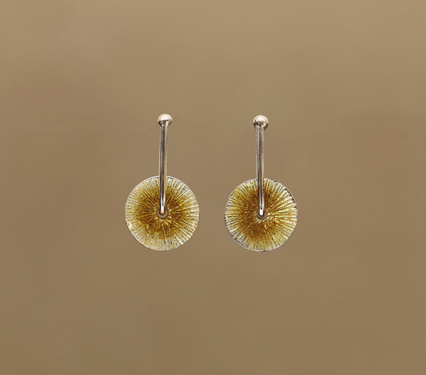 Golden Dancing Star Earrings