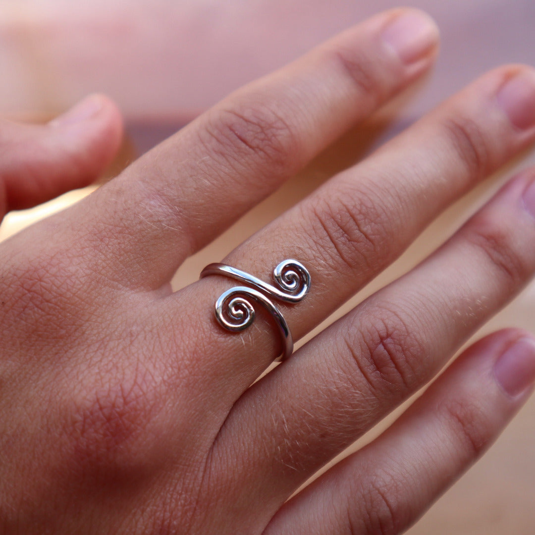 Double Koru Ring