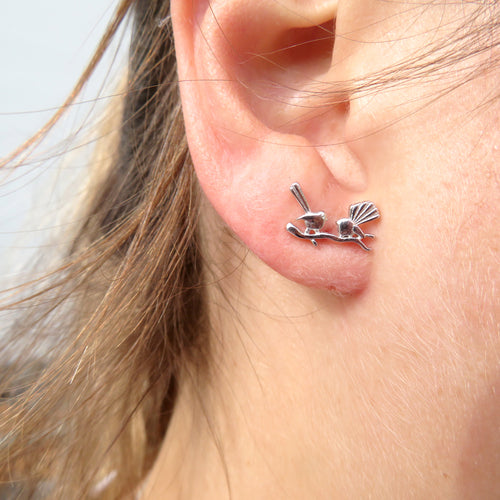 Fantail Stud Earrings