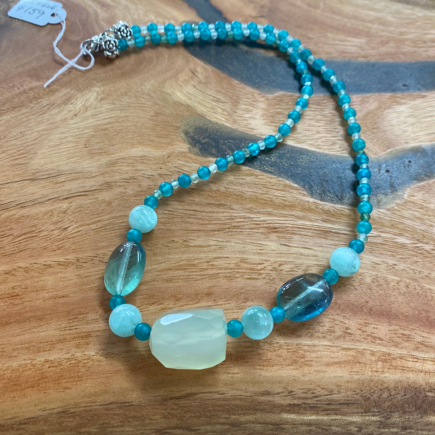 Amazonite and Moonstone Necklace