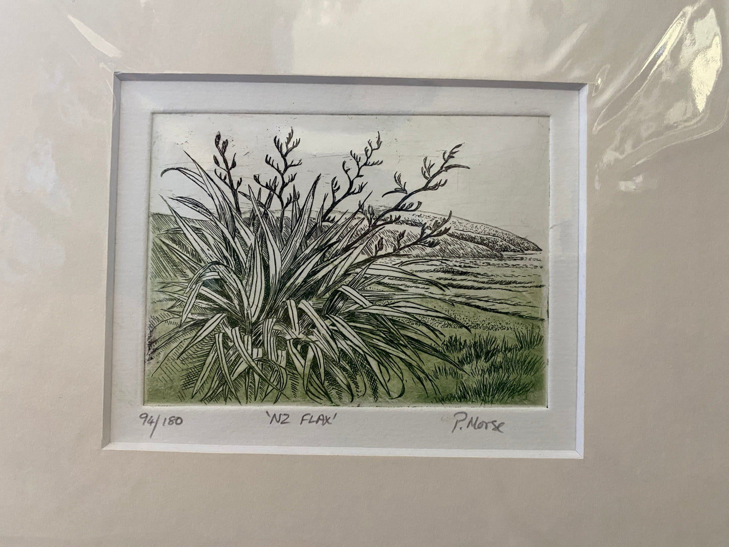 Etching on paper
