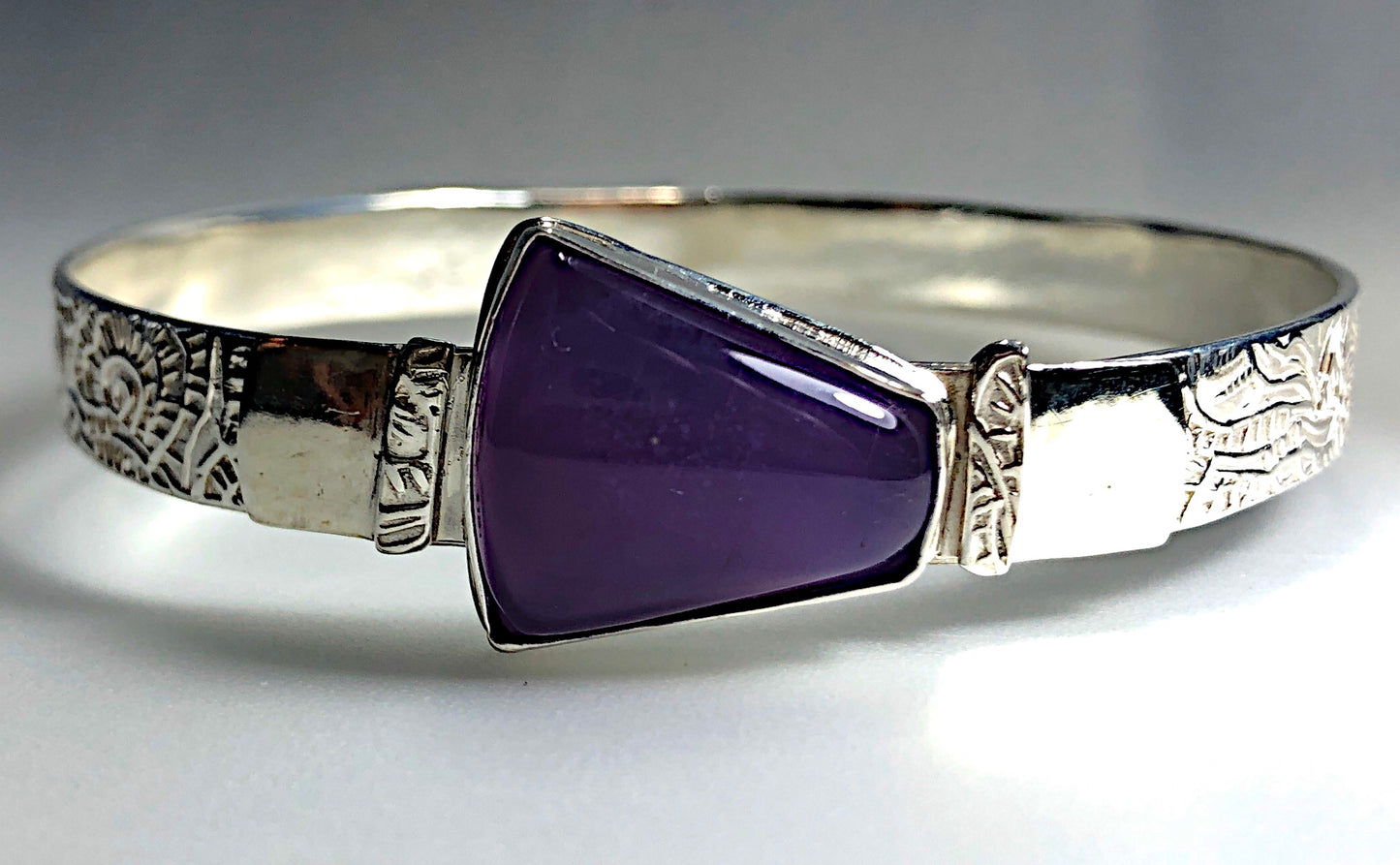 Chalcedony Bangle