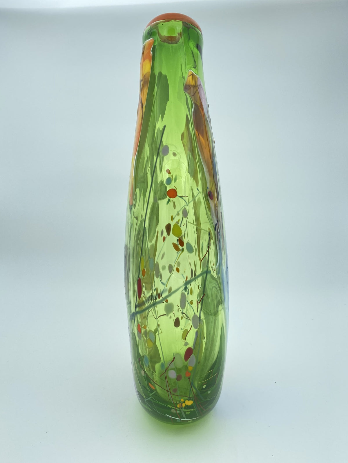 Oval Shard Vase - Reseda Green
