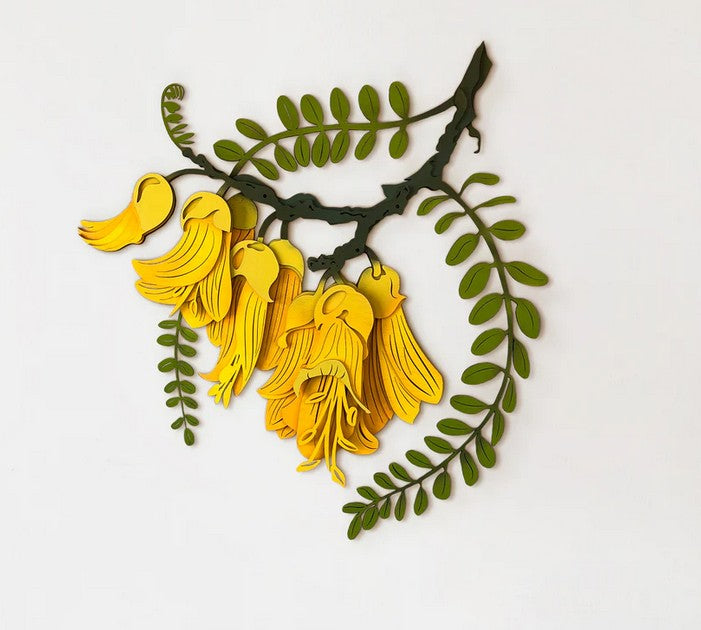 Kowhai - 3D Wall Art