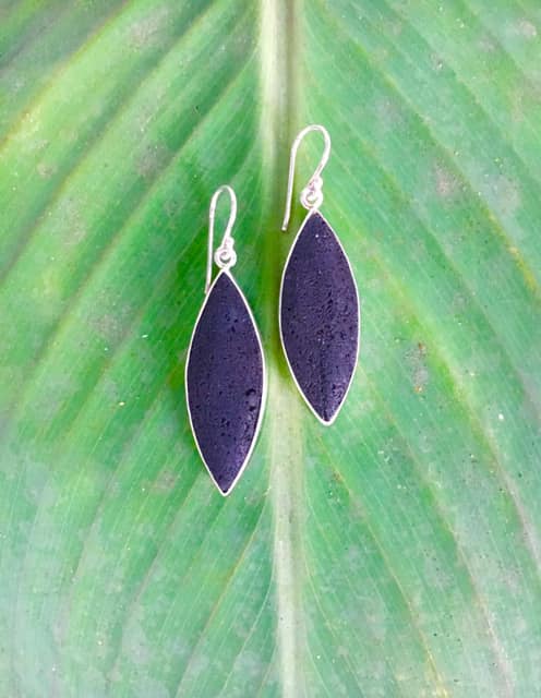 Lava Leaf Earrings