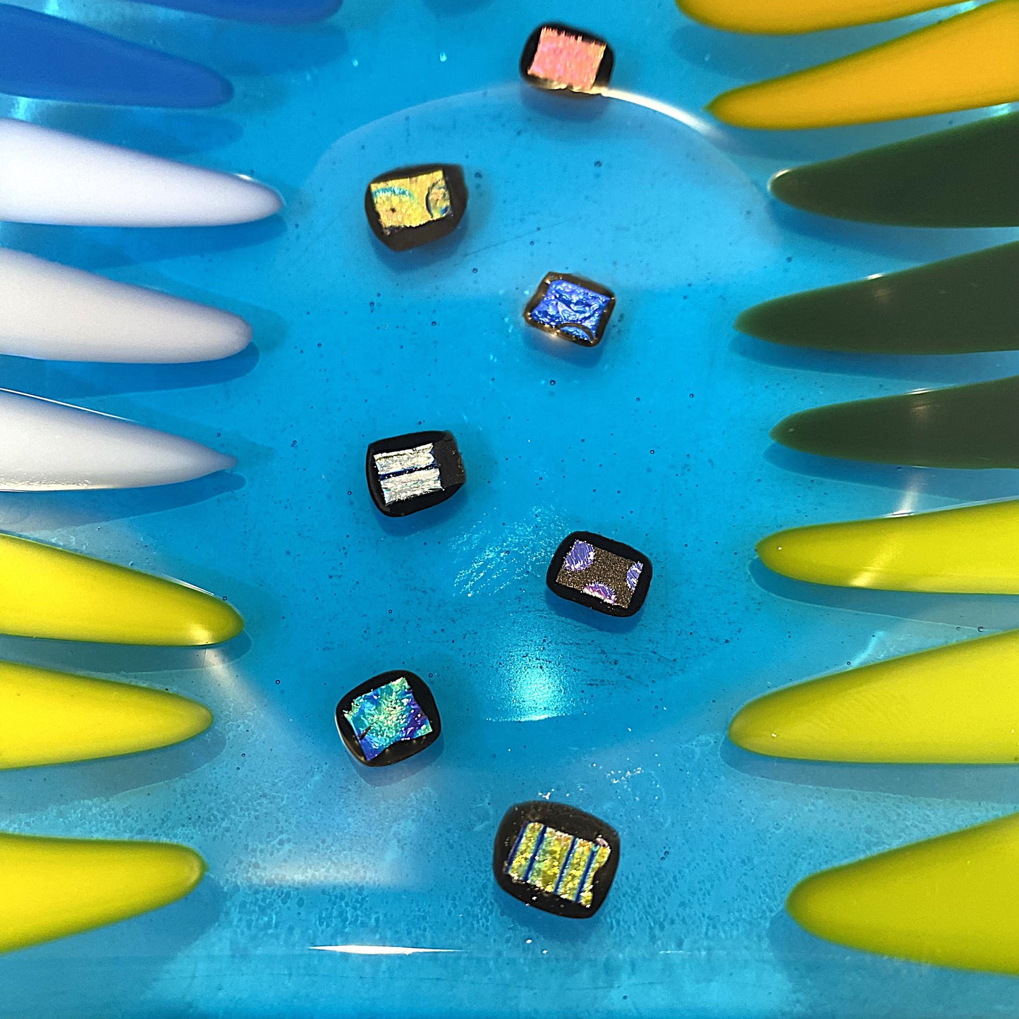 Kaleidoscope Glass Platter
