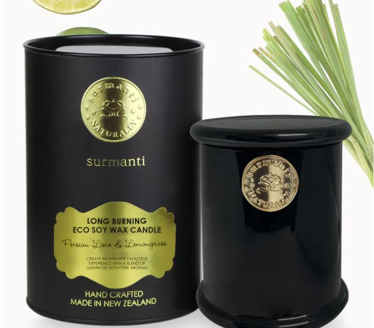 Persian Lime & Lemongrass Soy Candle