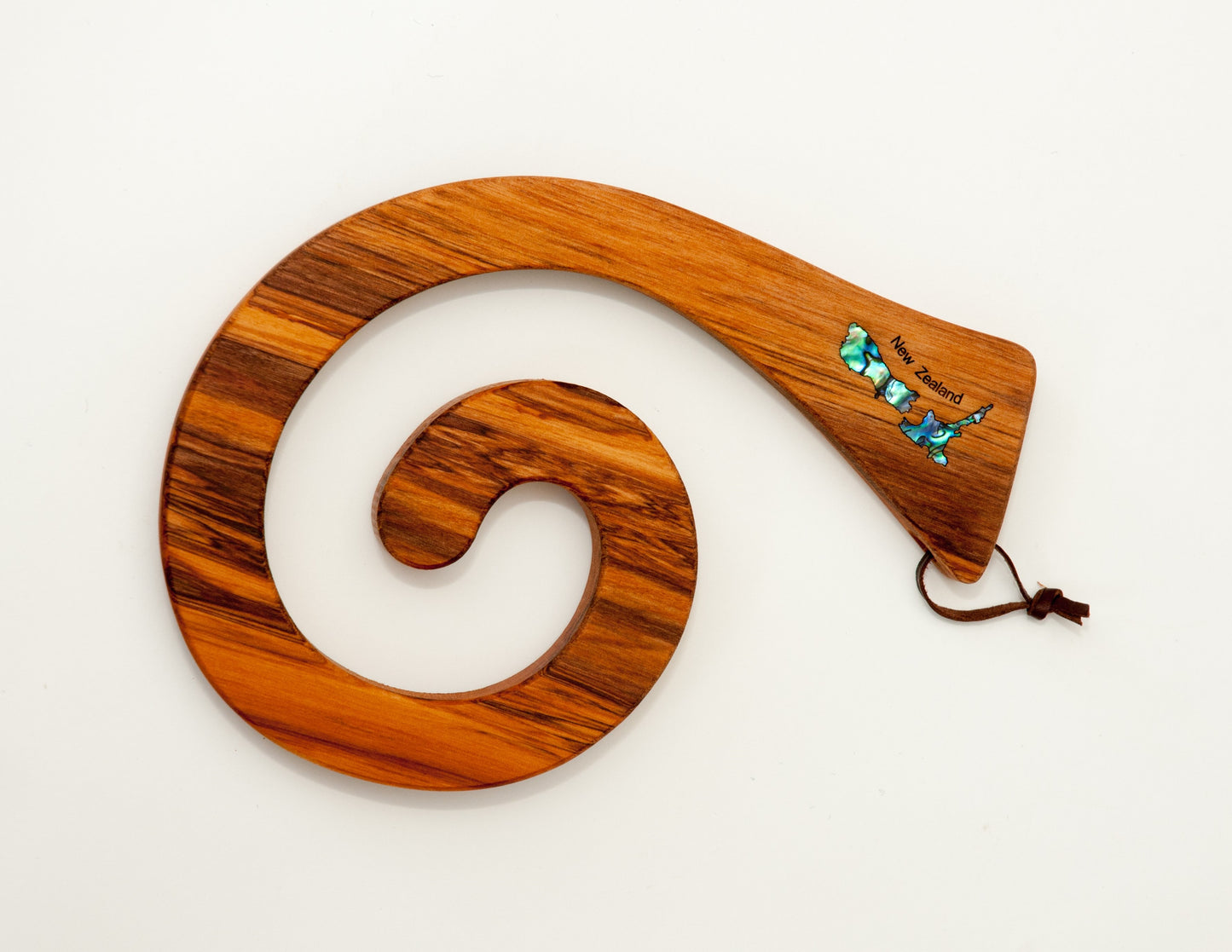 Single Rimu Tablemat - Paua NZ Map