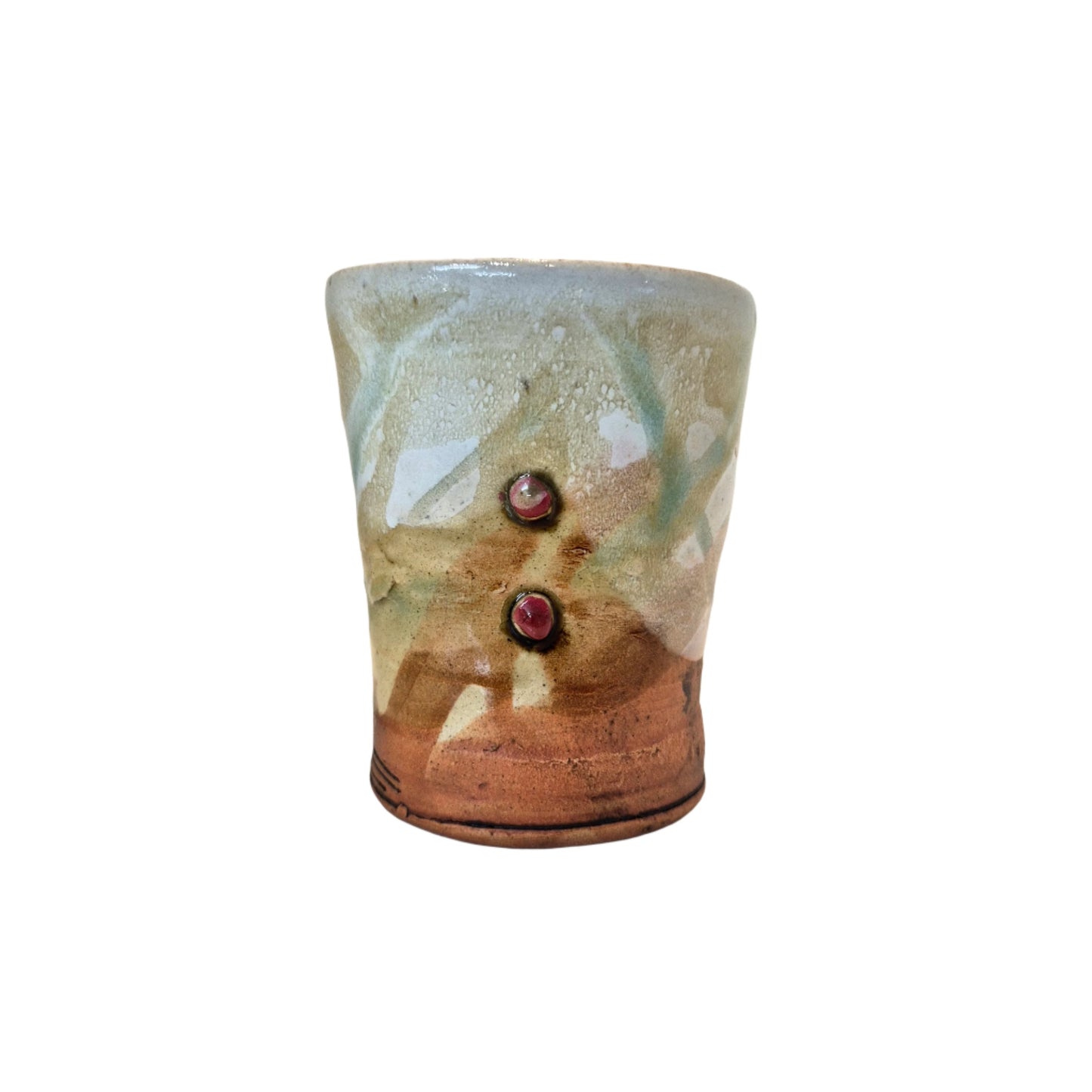 Yellow Splash Glaze Beaker