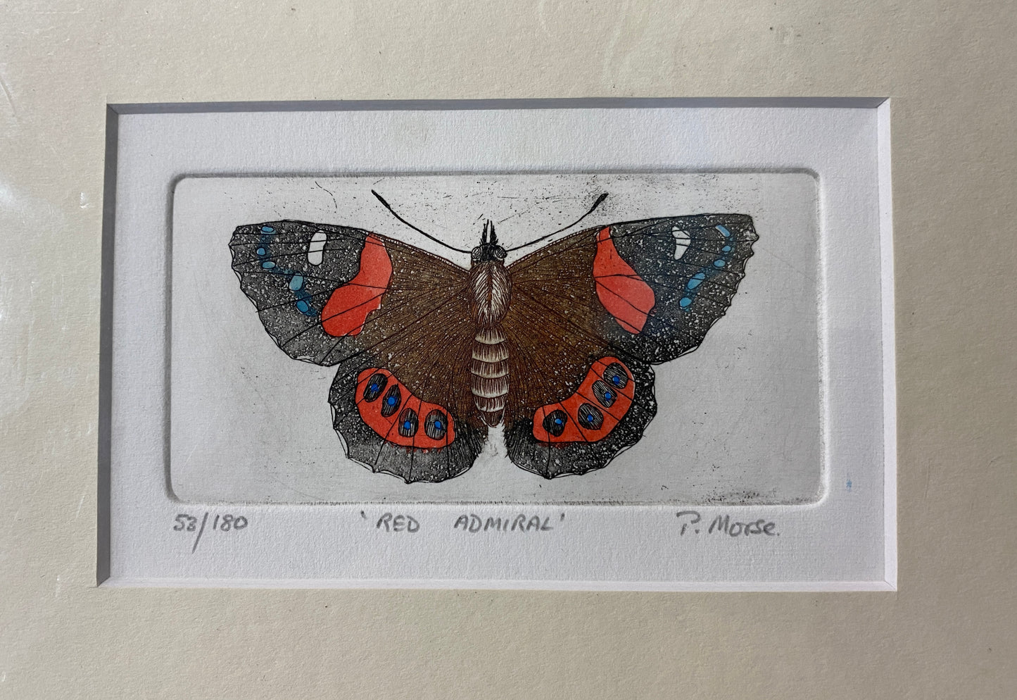 Etching on paper