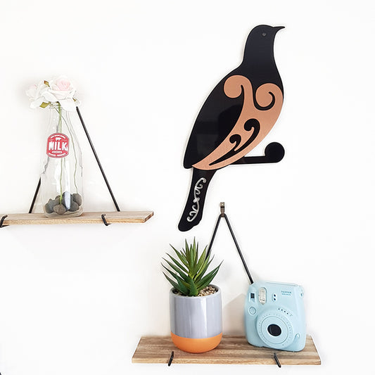 2 Tone Birds Wall Art - Small