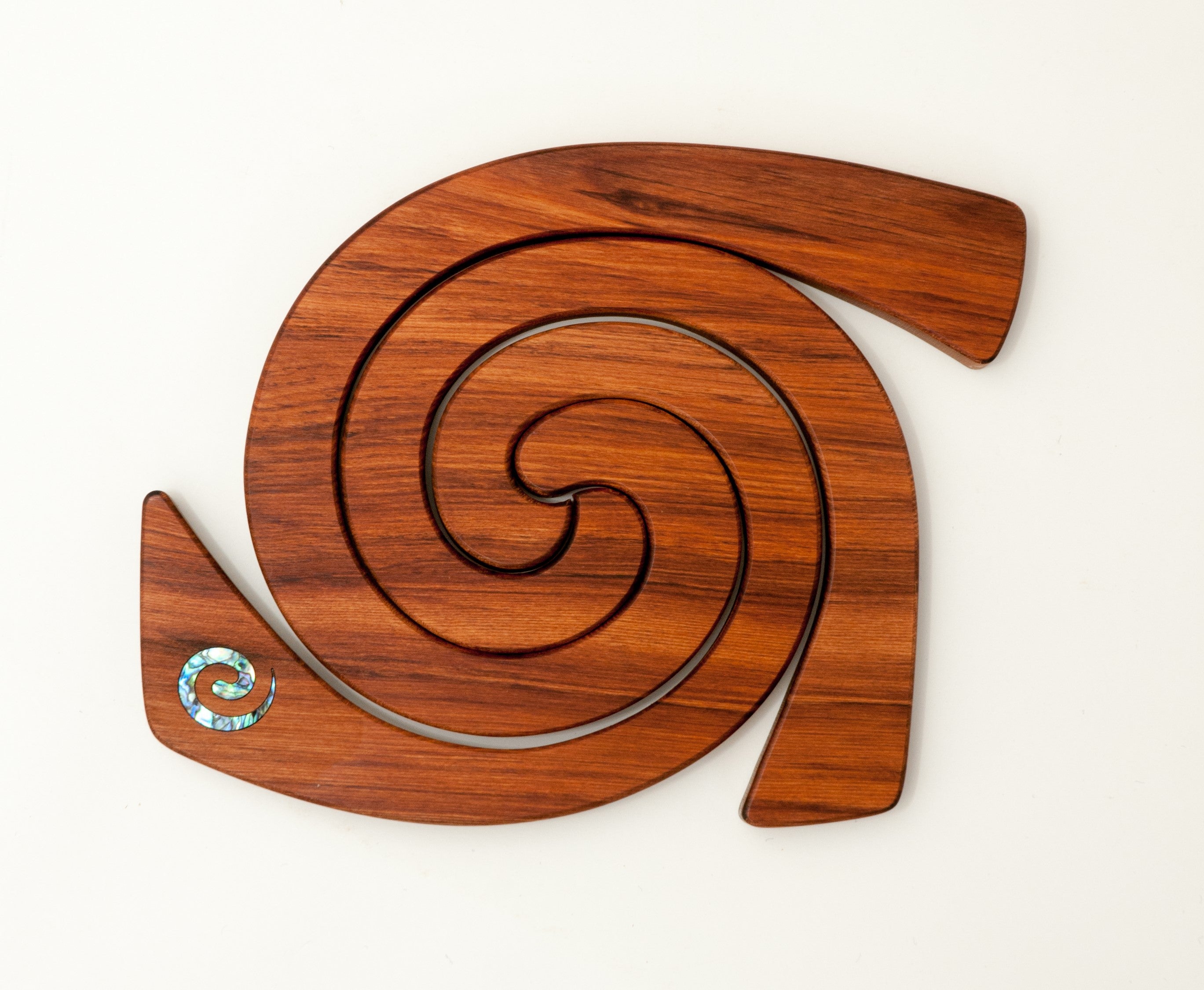 3 Rimu Rimu Tablemat 3 in 1 - Paua Koru – Heritage Gallery