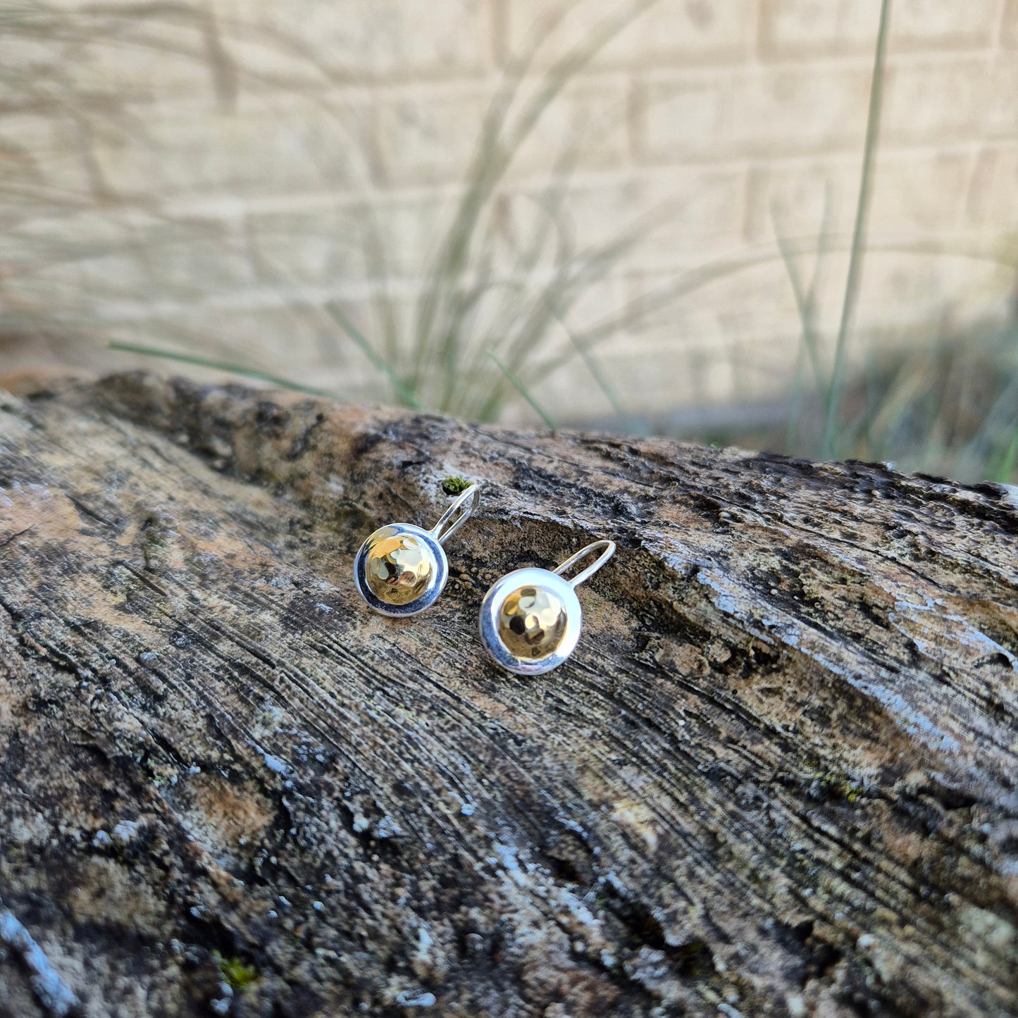 Gold Centre Earrings