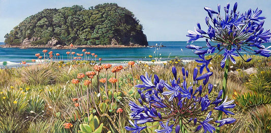 Agapanthus and Motuotau