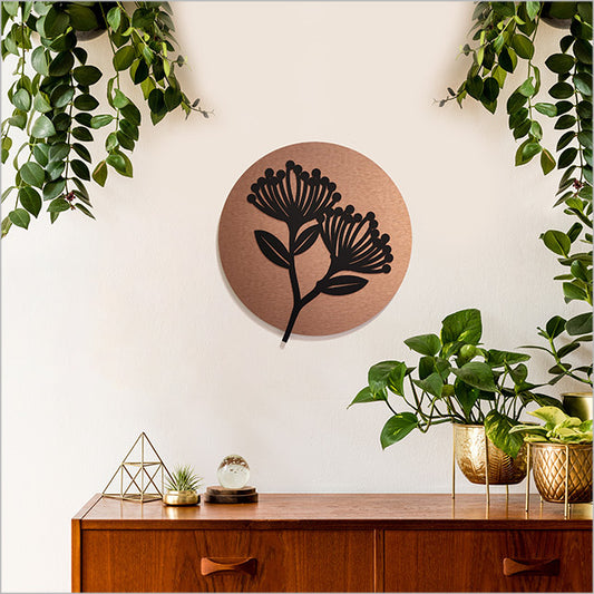 Pohutukawa in a Copper Circle