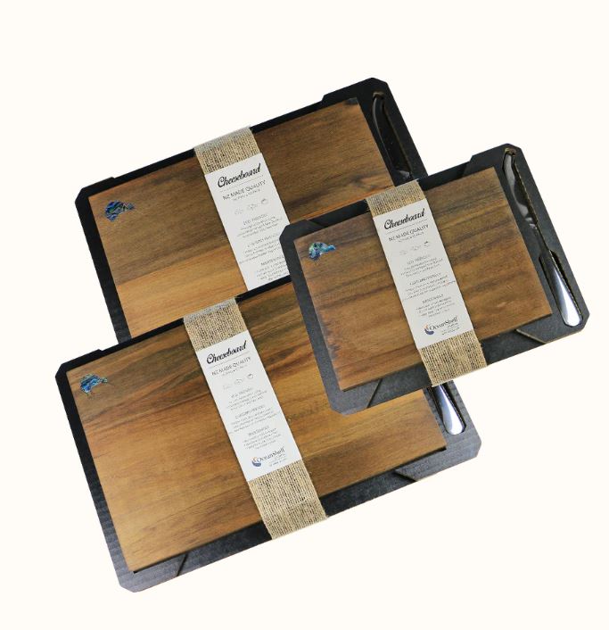 Cheese Board With Knife - Medium Size