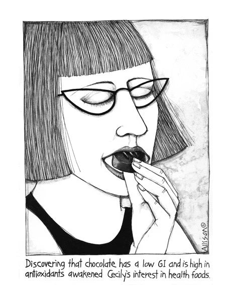 Chocolate Health Food - Tea Towel