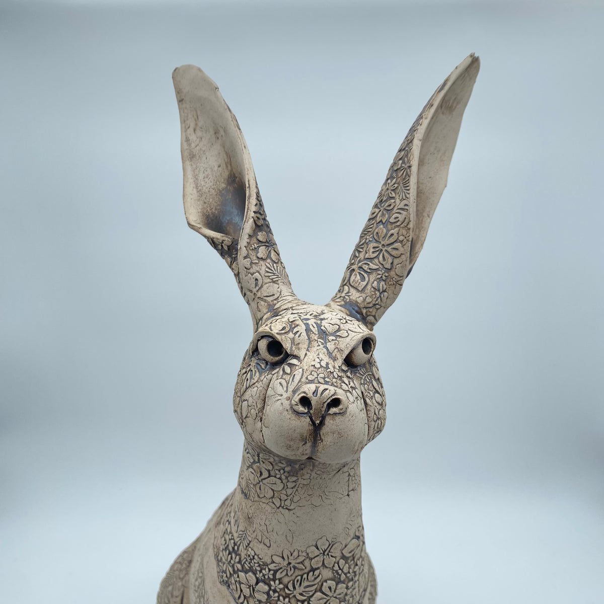 Hare - Flowers Pattern