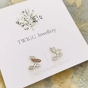 Butterfly Stud Earrings