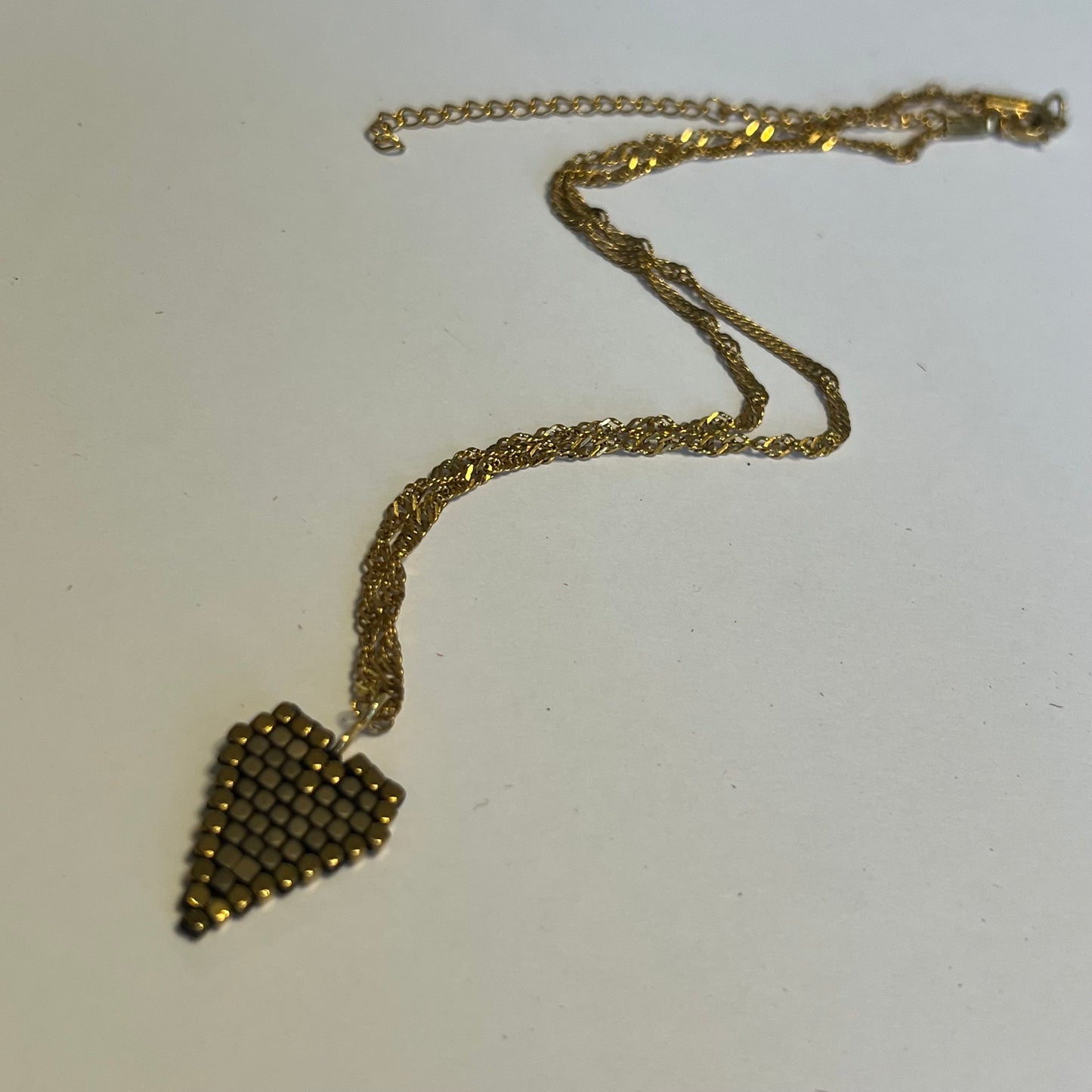 Hematite Heart Pendant