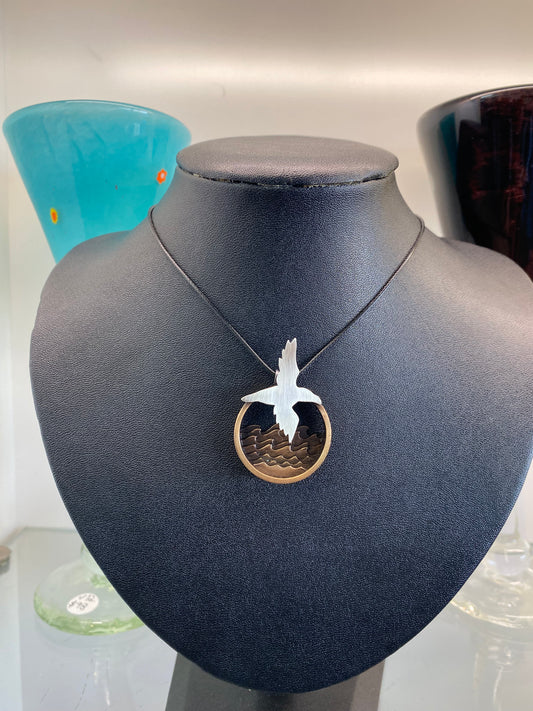 Sea Bird Diorama Pendant