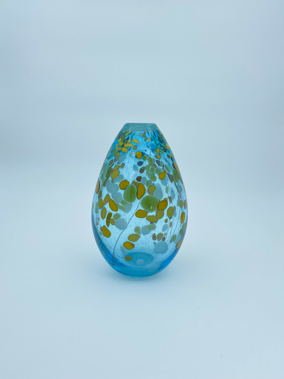Teardrop Vase - Turquoise Kowhai