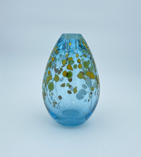 Teardrop Vase - Turquoise Kowhai