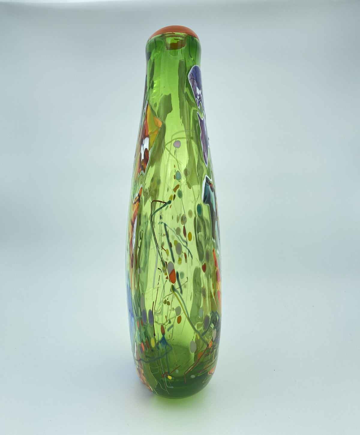 Oval Shard Vase - Reseda Green