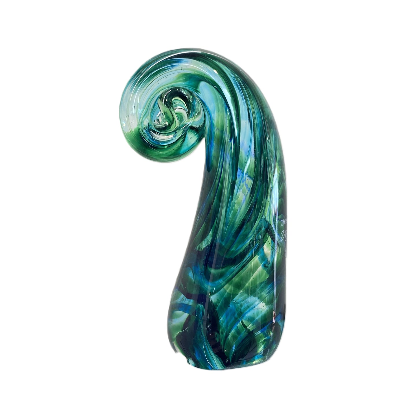 Glass Koru - Large