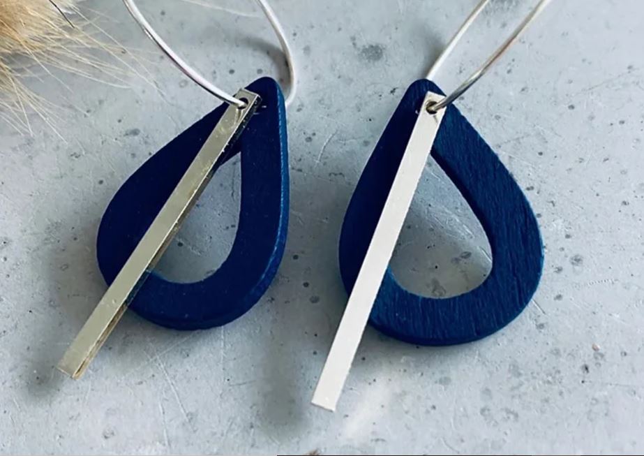 Layla Wood Drop Earrings