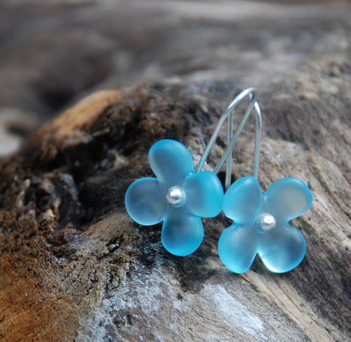 Hydrangea Flower Earrings