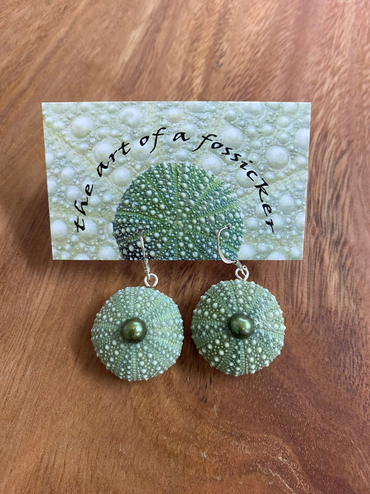 Kina Earrings With Blue Pearl