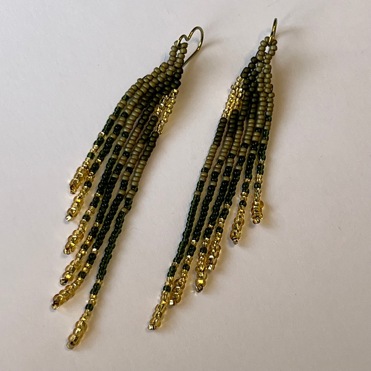 Moon Glow Mini Earrings - Green