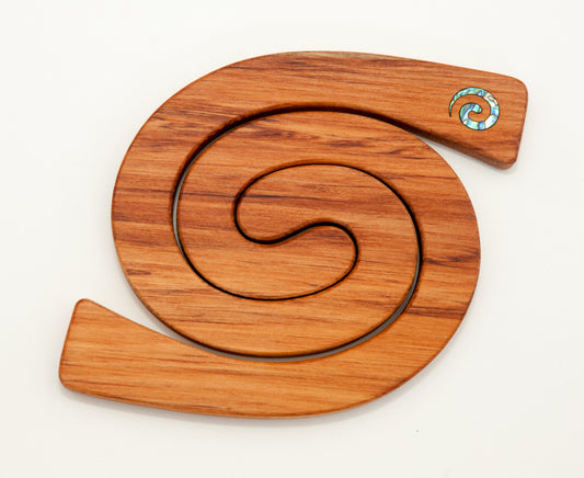 Mini 2 in 1 Tablemat Rimu - Paua Koru