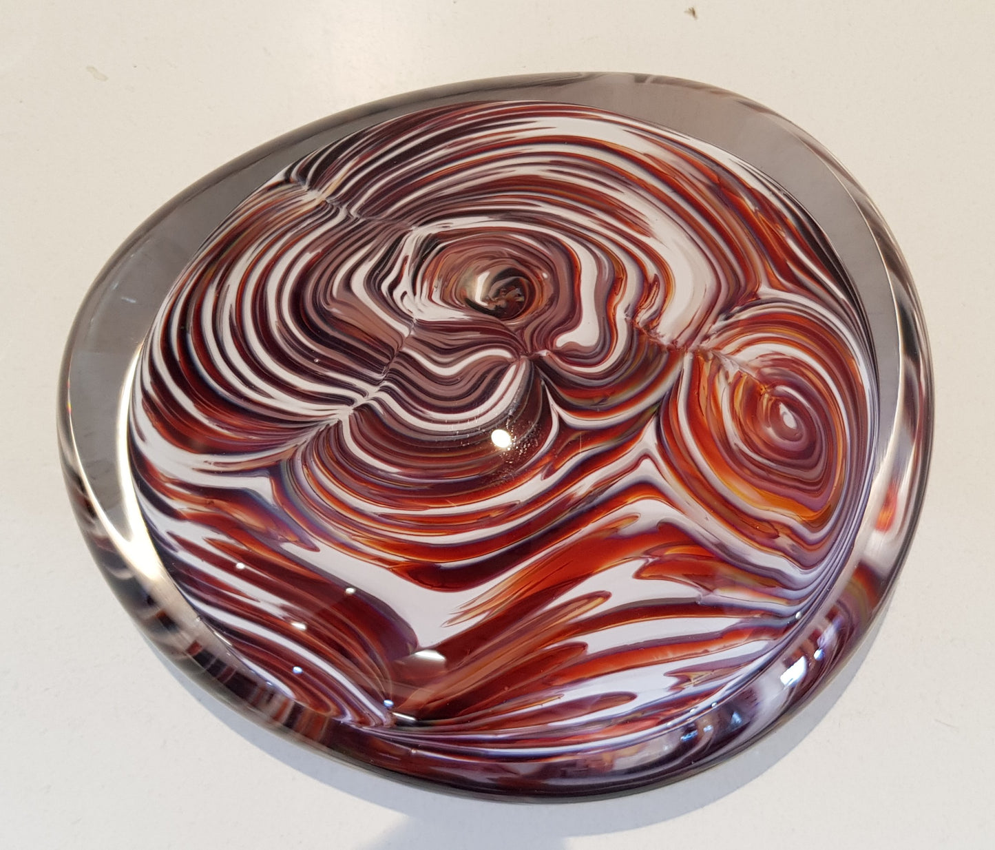Red Pacific Paperweight