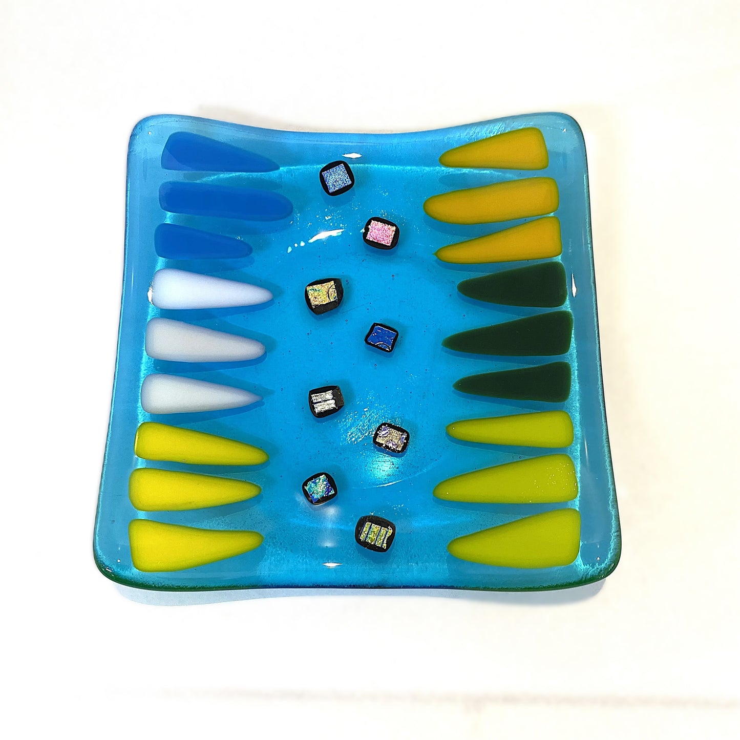 Kaleidoscope Glass Platter