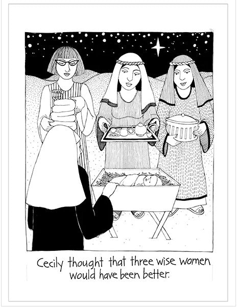 Three Wise Women - Tea Towel