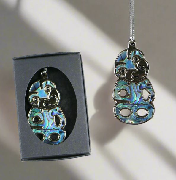 Tiki - Paua Decoration - NZ Icons